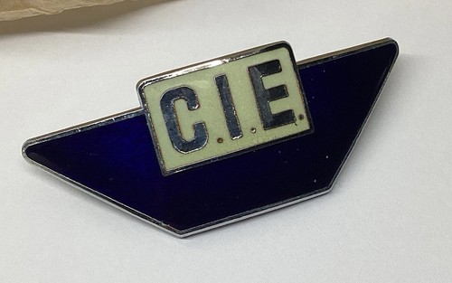 Original cie enamel cap badge - cie,