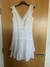 Lipsy Women’s White Tiered