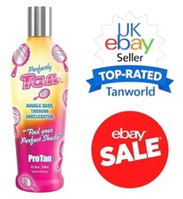 Pro Tan Perfectly Tan Dark Natural Sunbed Tanning Accelerator Lotion Cream SALE!