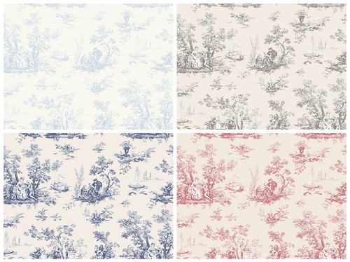Toile jouy wallpaper - toile,