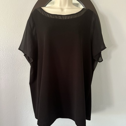 Pleione black tunic top - black, 1x