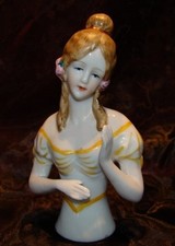 Half Doll Figure Romantic Half