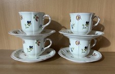 Villeroy & Boch Petite Fleur Set 0f 4 Tea Cups and Saucers
