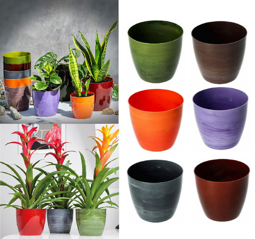 Flower pots colours sizes - colours,