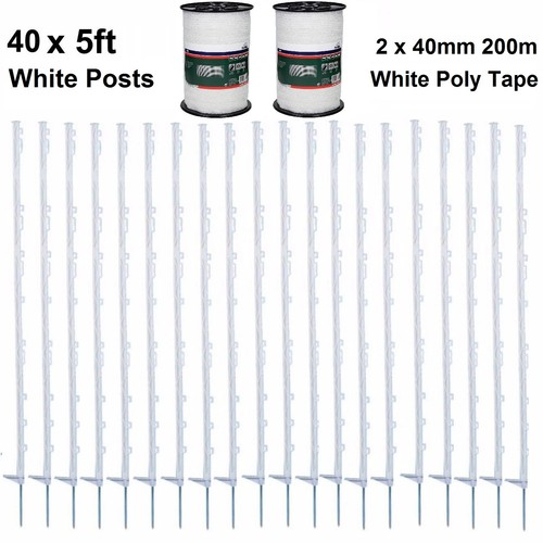White 5ft posts - x,