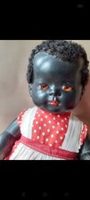 Unmarked Black Hard Plastic Doll Possibly Rosebud