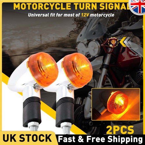 Chrome motorcycle indicators - motorcycle,