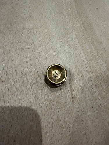 Half inch brass radiator - half,