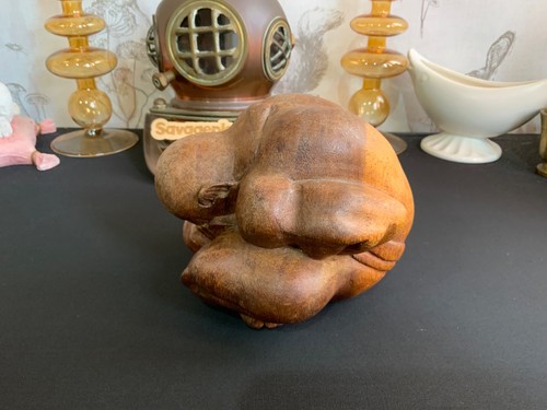 Vtg hand carved wooden - vtg,