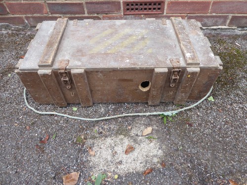 Ammunition box wooden tool - box.,