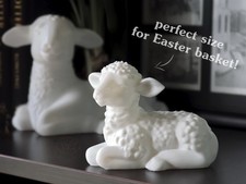 White Lamb Figurine 10cm