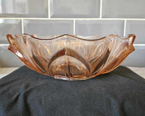 Nice antique pink glass fruit - nice,