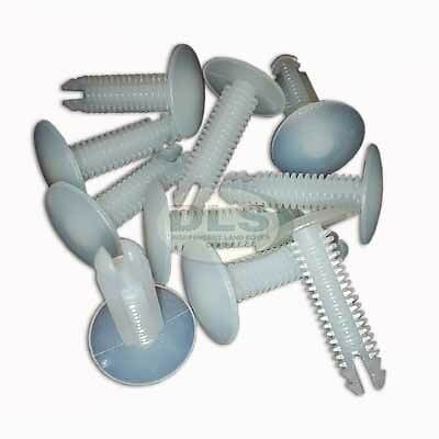 White roof lining fastener - white, roof-lining