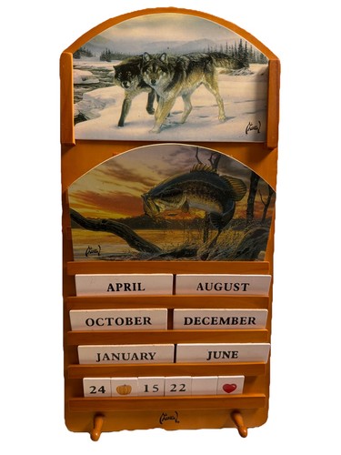 Vintage wooden perpetual - vintage,