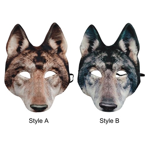 Wolf head mask - wolf, image