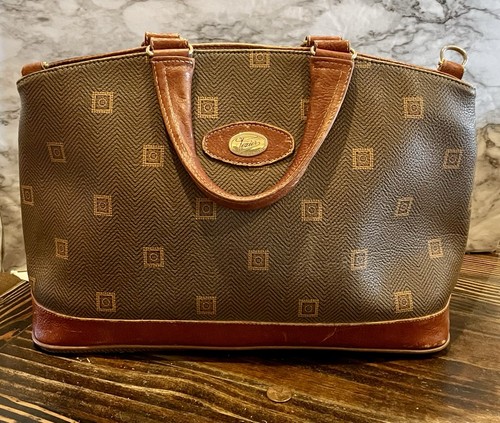 Vintage french travel bag - french,