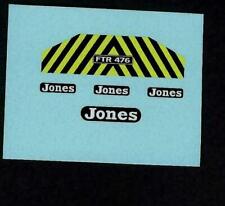 DINKY 970 JONES FLEETMASTER CANTILEVER CRANE TRANSFERS / DECALS