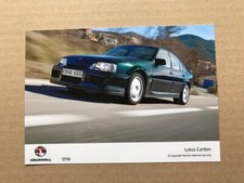 Vauxhall Lotus Carlton Press Photograph