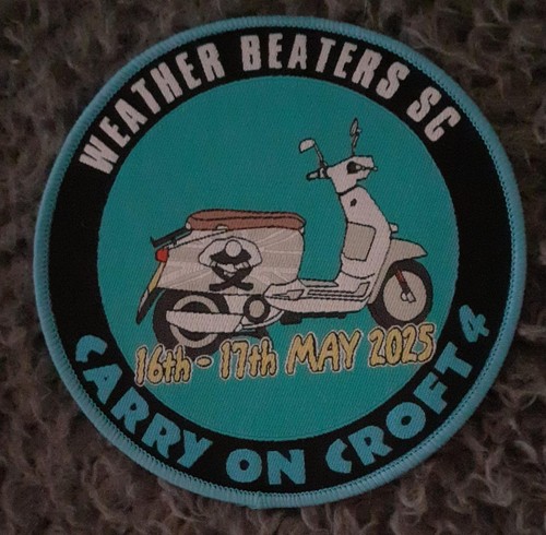 Scooter rally patch - rally, patch,
