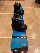 burton Custom Flying V 158 used + cartel bindings and Burton Viking Boots 10.5
