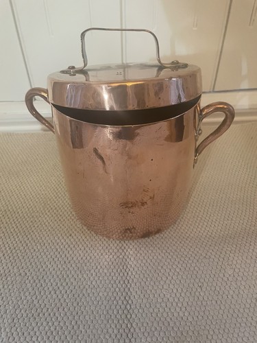 Antique copper cooking pot - cooking, and