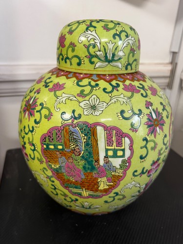 Large ginger jar - chinese, green