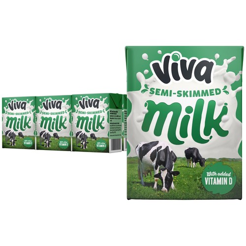 Viva semi skimmed milk - viva,