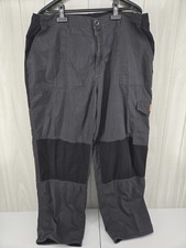 DISTRESSED Bear Grylls Craghoppers Pants Mens 40R 40x30.5 Gray Black