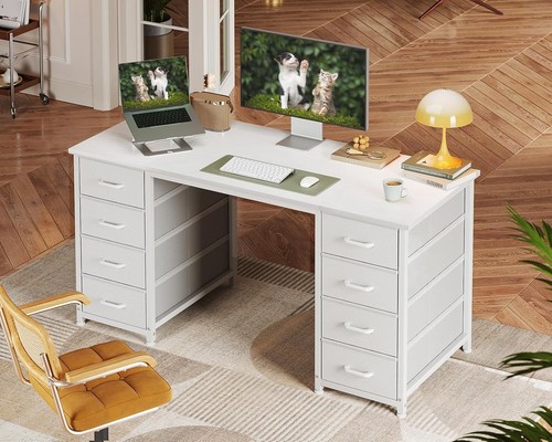 Drawer computer desk home - 8,
