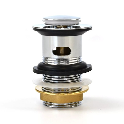 Quality slotted chrome click - chrome,