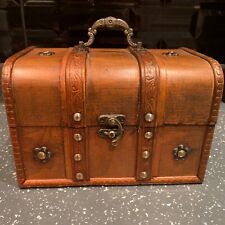 vintage wooden treasure chest