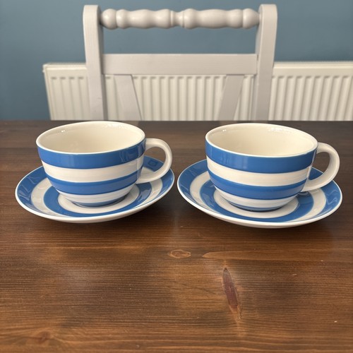 Green cornishware 2x - t, g