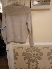 BERSHKA WOMANS JUMPER OAT