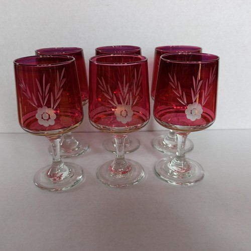 Vintage cranberry ruby red - x,