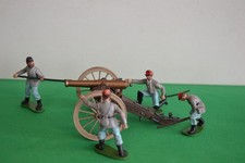 Britains Swoppets ACW Confederate Artillery Gun and Crew