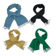 50x Vintage Wool Scarf wholesale Bulk Joblot Plain Wool Scarf Mix Resell