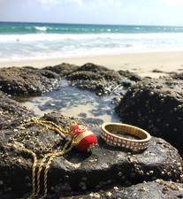 Red Russian Faberge Egg Pendant Faberge Egg Necklace Pure Gold Swaroski Handmade