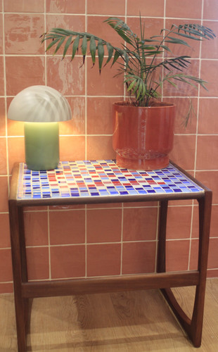 Plan teak side table retro - teak,