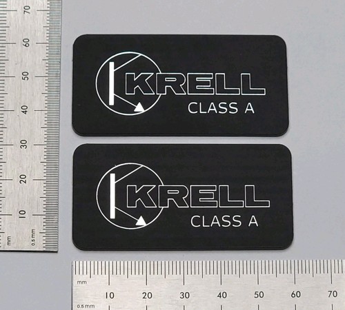 Krell class amplifier - class, badge