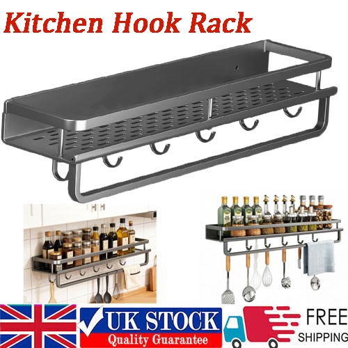Kitchen hook rack - kitchen, mounted
