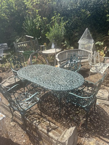Large garden table with - table, 4