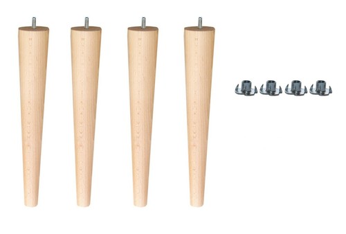 Wooden furniture tapered cone - tapered,