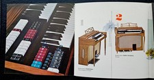 4 Lowrey Electric Organ Brochures (1966)
