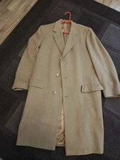 100% Cashmere Crombie Coat
