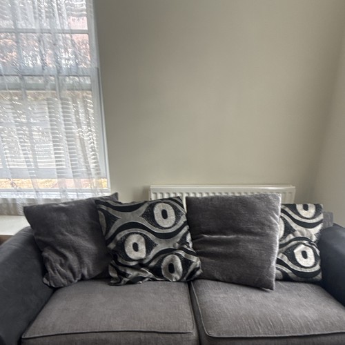 Scs grey seater sofa 100 - scs, 100%