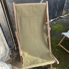 Vintage Wooden Deck chairs x 3