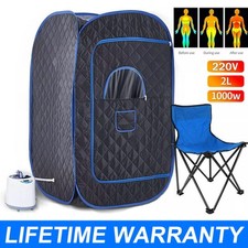 Portable Steam Sauna Spa Room Full Body Slimming Detox Therapy Tent Indoor Chair