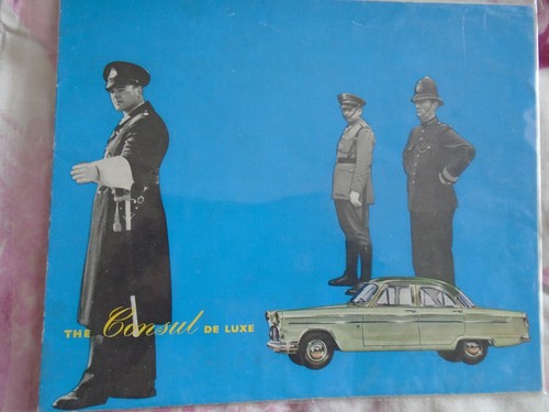 Ford consul luxe brochure - ford,