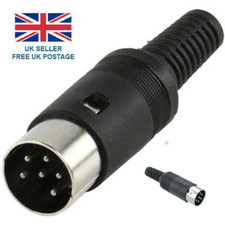 6 Pin Din Plug  2A, 100VAC