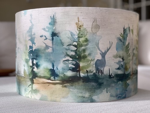 Stag lamp shade teal voyage - shade,